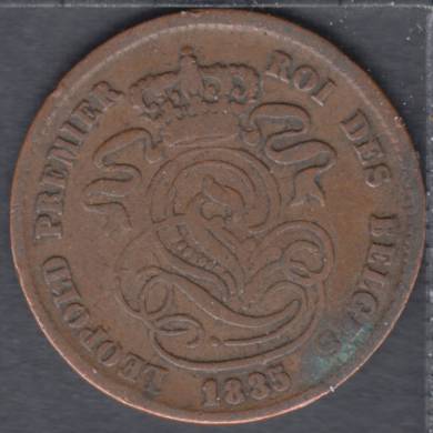 1835 - 2 centimes - Belgium