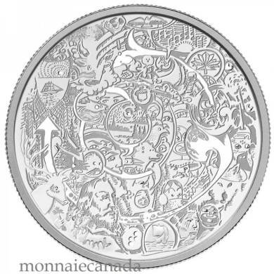 2014 - $30 - 2 oz. Fine Silver Coin - Canada Through the Eyes of Tim Barnard