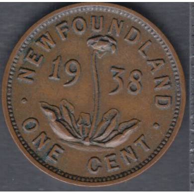 1938 - EF - 1 Cent - Newfoundland