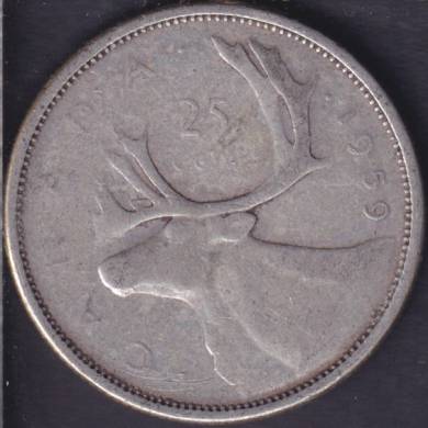 1959 - Canada 25 Cents