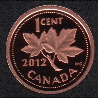 2012 - Proof - Canada Cent