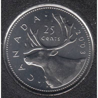 2003 P - B.Unc - OE - Canada 25 Cents