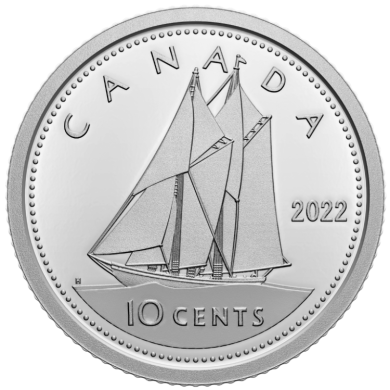2022 - Proof - Canada 10 Cents