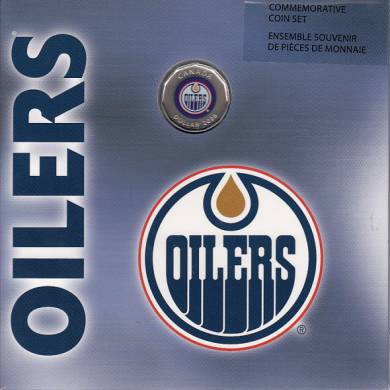 2008 Edmonton Oilers NHL - 7 Coin set - $1 Dollar Coloured