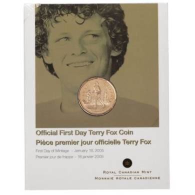2005 Terry Fox Canada Dollar - Official First Day