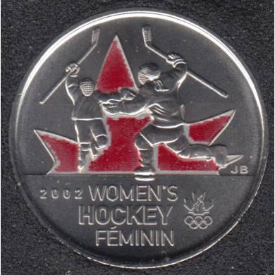 2009 - #5 B.Unc - Hockey Feminin - Col. - Canada 25 Cents