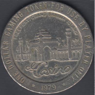 1979 - Freeport Grand Bahama Casino - Gaming Dollar- $1