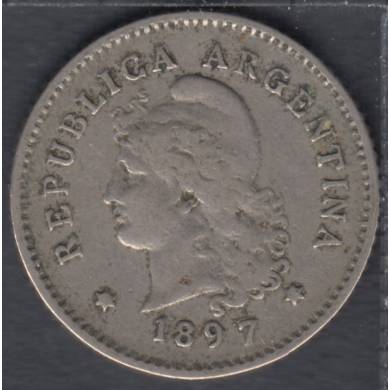 1897 - 10 Centavos - Argentine