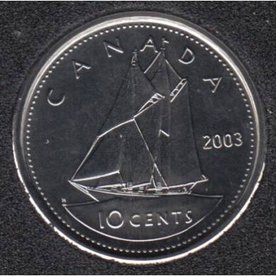 2003 P - NBU - OE -Canada 10 Cents