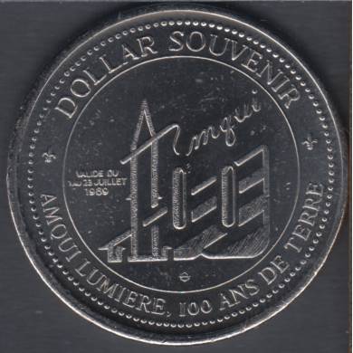 Amqui - 1989 - 1889 - Centenaire - $2 Trade Dollar