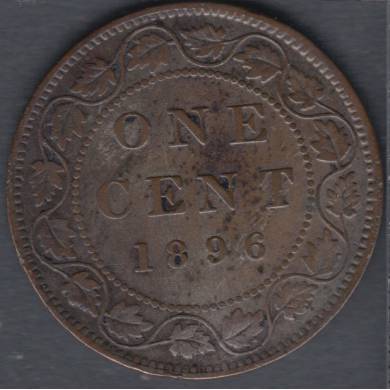 1896 - Fine - Canada Large Cent