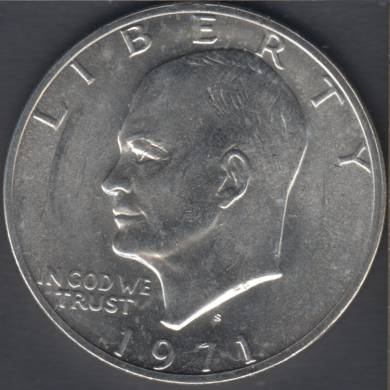 1971 S - B.Unc - Silver - Eisenhower - Dollar