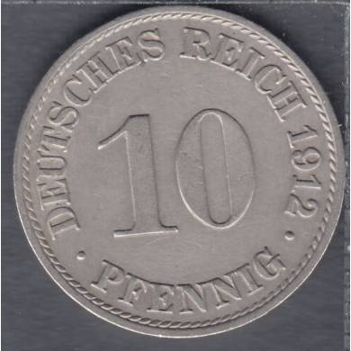1912 A - 10 Pfennig - Germany