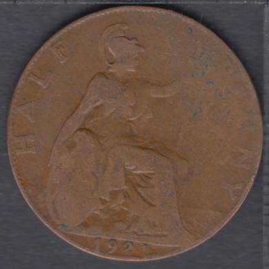 1921 - Half Penny - Grande Bretagne