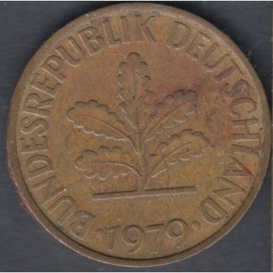 1979 D - 10 Pfennig - FR - Allemagne