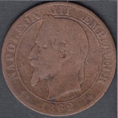 1862 BB - 5 Centimes - France