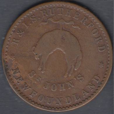 1841 - Fine - Rutherford Token - NF-1B2