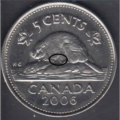 2006 - Bare Belly - Canada 5 Cents