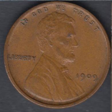 1909 VDB - EF - Lincoln Small Cent USA