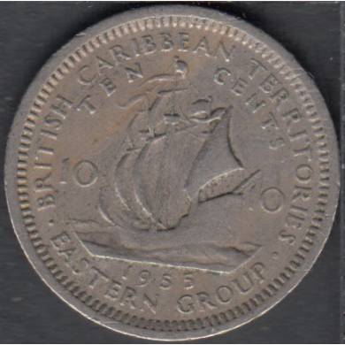 1955 - 10 Cents - Territoires des Caraibes Orientales