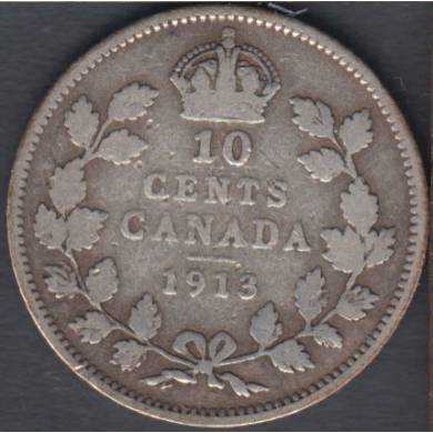 1913 - VG - Canada 10 Cents