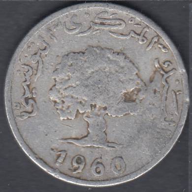 1960 - 5 Millim - Tunisie
