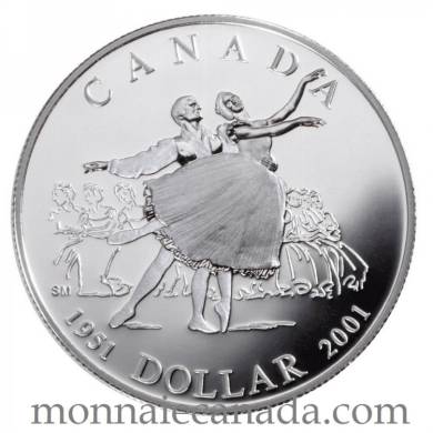 2001 - Dollar épreuve en argent Sterling - Ballet National du Canada