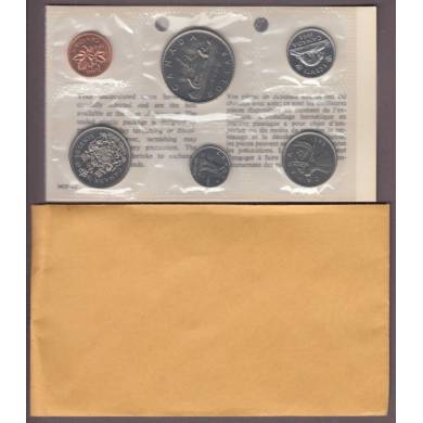1968 - No Island , Double 'D G REG' Dollar - BRILLIANT UNCIRCULATED SET