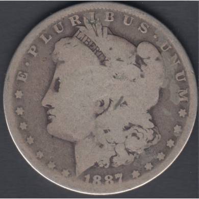 1887 O - Filler - Morgan - Dollar