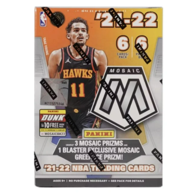 2021-22 Panini Mosaic Basketball 6 Pack Blaster Box