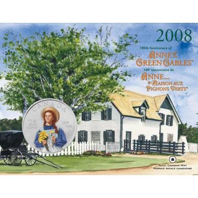 2008 - Pièce de 25 cents – 100e anniversaire d'Anne la maison aux pignons verts