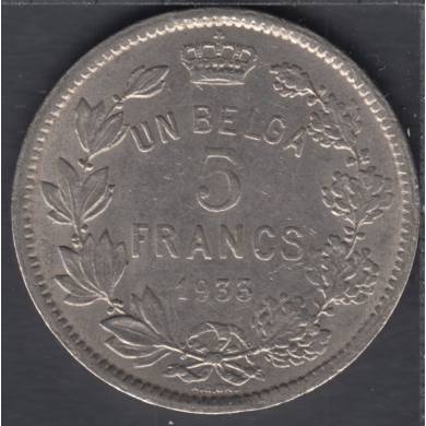 1933 - 5 Francs - (Des Belges) - Belgique