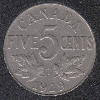 1929 - Canada 5 Cents