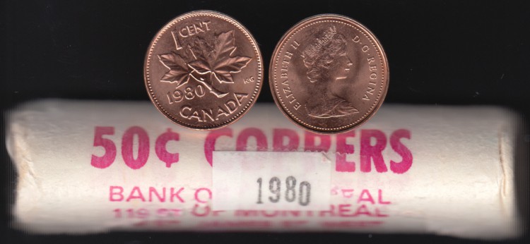 2011 Canada 1 Cent - Non-Mag. - ROULEAU 50 Pieces - Brilliant Incirculées -  Monnaie Canada