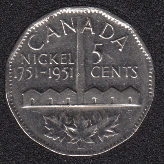 1951 - Comm. - Canada 5 Cents