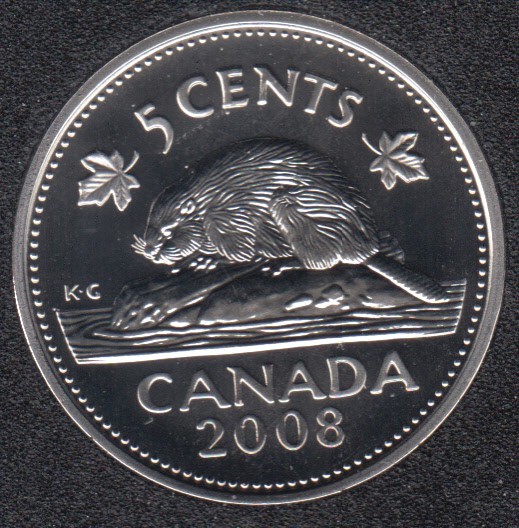 2008 - Specimen - Canada 5 Cents