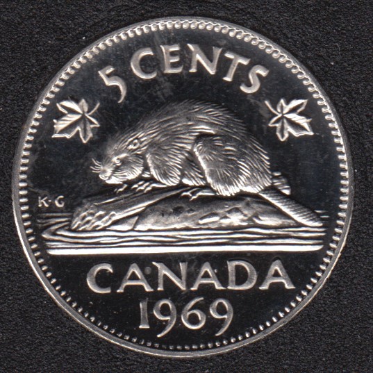 1969 - Proof Like - Canada 5 Cents