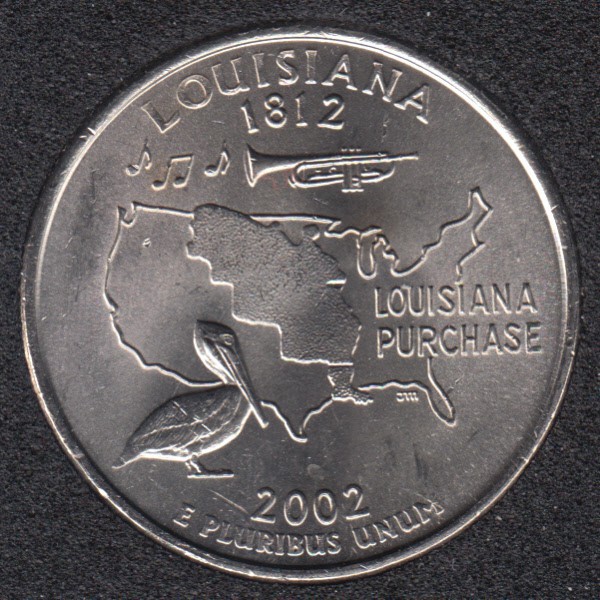 2002 P - Louisiana - 25 Cents