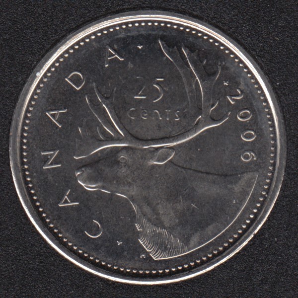 2006 Logo - B.Unc - Canada 25 Cents