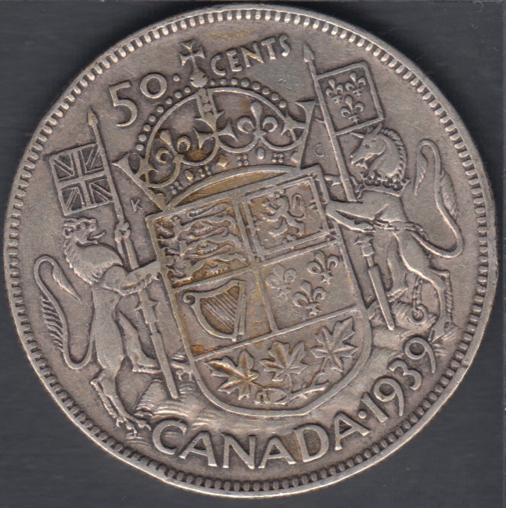 World Silver - Canada 1952 50 Cents