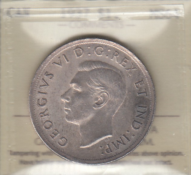 1937 - MS 64 - ICCS - Canada 1 Dollar