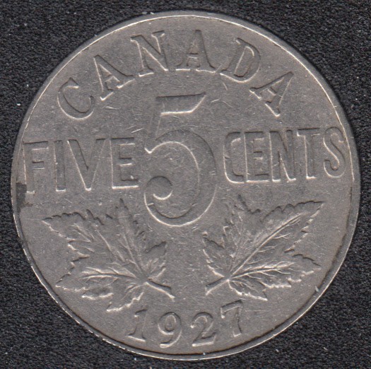 1927 - Canada 5 Cents