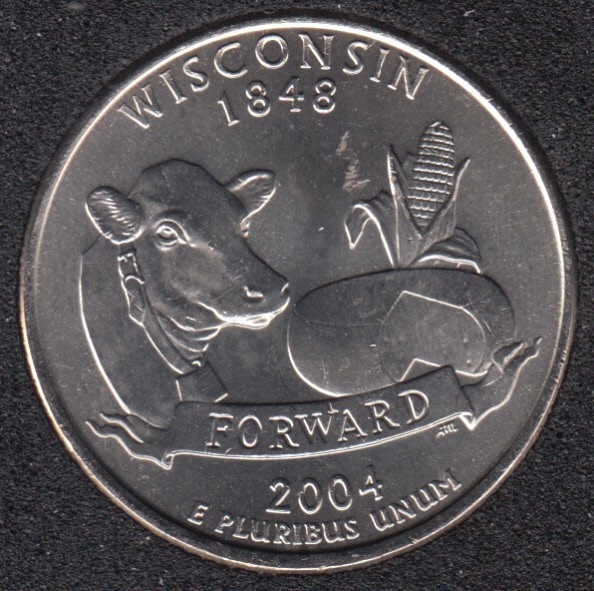 2004 P - Wisconsin - 25 Cents