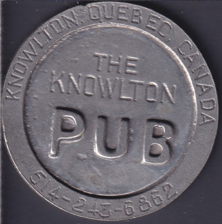 Knowton Pub - Quebec - Medal 36mm