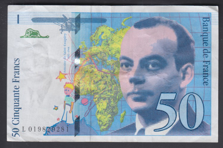 1994 France - 50 Francs - VF