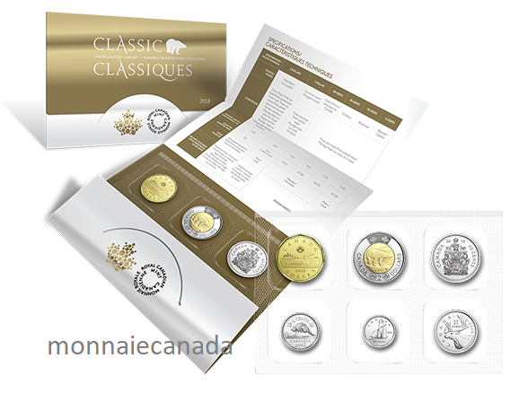 2018 - Classic Canadian Uncirculated 6-Coin Set