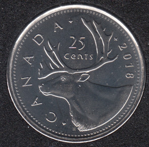 2018 - B.Unc - Canada 25 Cents