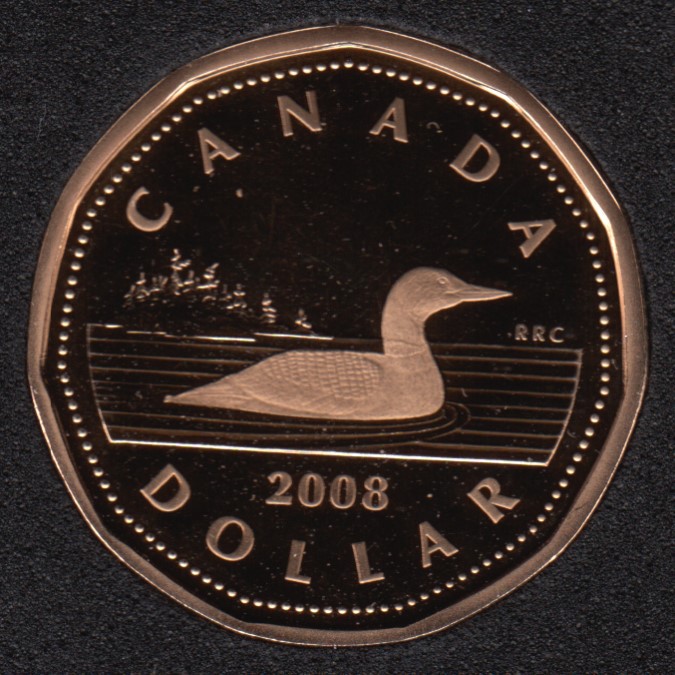 2008 - Proof - Canada Loon Dollar