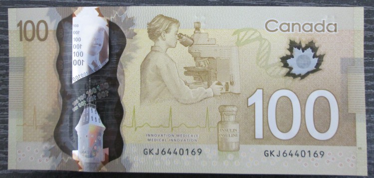 2011 $100 Dollars - CH.UNC - Wilkins Poloz - Préfixe GKJ