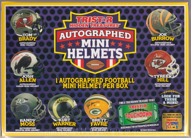2022 Tristar Autograph Mini Helmet - Football